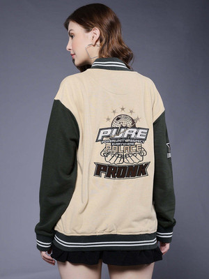 Pronk Full Sleeve Solid Women Jacket