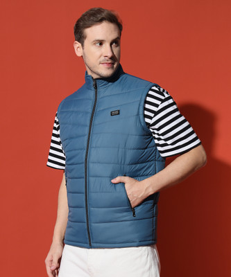 Brayles Sleeveless Solid Men Jacket
