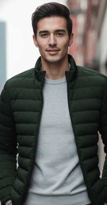 nikline Full Sleeve Solid Men Jacket