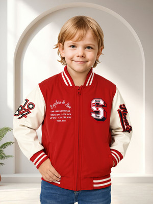 LURE JUNIOR Full Sleeve Printed, Colorblock Boys Jacket