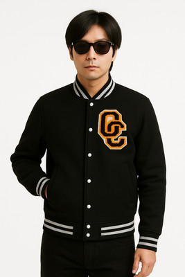 Crossbone Full Sleeve Embroidered Men Jacket