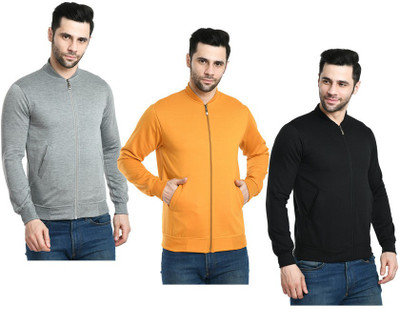 IndiWeaves Full Sleeve Solid Men Jacket