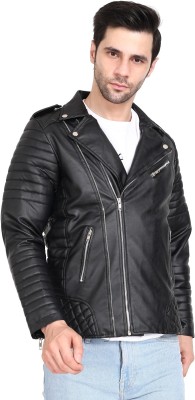 KGF RETAIL LEATHER Full Sleeve Solid Men Jacket