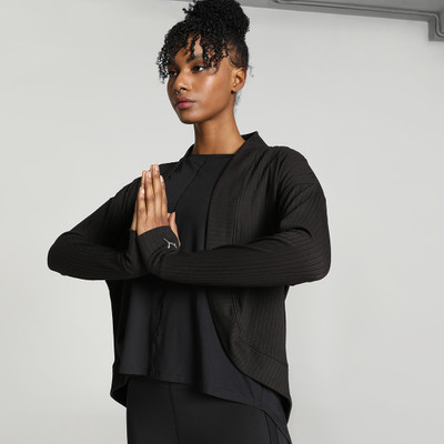 PUMA Full Sleeve Self Design Women Jacket