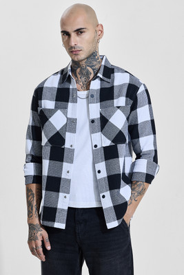 Snitch Full Sleeve Checkered Men Jacket
