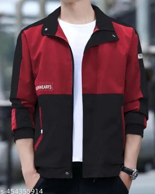 saqlaini traders Full Sleeve Self Design Men Jacket