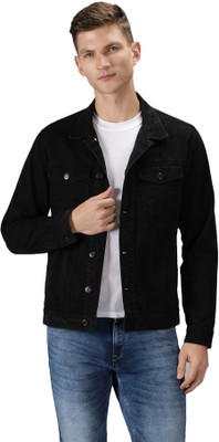 NUEVOSPORTA Full Sleeve Solid Men Denim Jacket