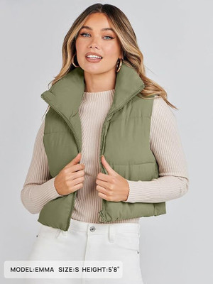 Acoustix Sleeveless Solid Women Jacket