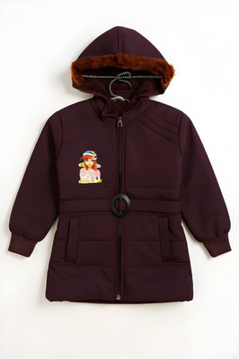 VIVEKGAMENTS Full Sleeve Solid Girls Jacket