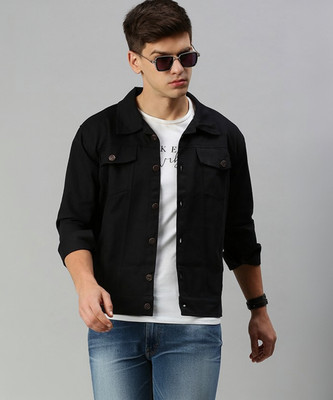 VOGATI 3/4th Sleeve Washed Men Denim Jacket