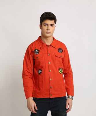 VOXATI Full Sleeve Solid Men Denim Jacket