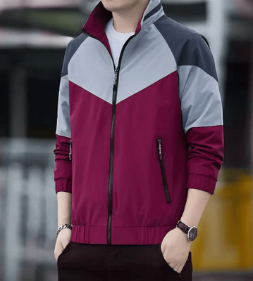AGARSHGARMENTS Full Sleeve Colorblock Men Jacket