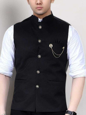 NTC STORE Sleeveless Solid Men Jacket