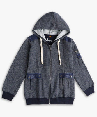 instafab Full Sleeve Solid Boys Jacket