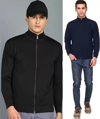Tritika Full Sleeve Solid Men Jacket