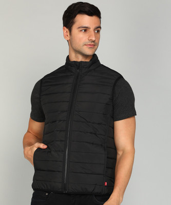 LEVI'S Sleeveless Solid Men Jacket