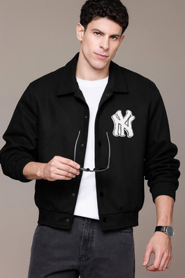 Oiin Full Sleeve Applique Men Jacket
