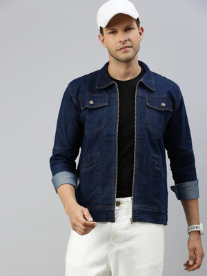 ANISHANFASHIONS Full Sleeve Washed Men Denim Jacket