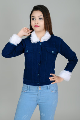 embark Full Sleeve Solid Women Denim Jacket