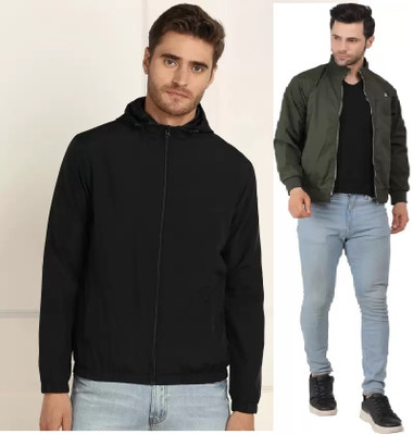 JVBRANGI Full Sleeve Solid Men Jacket