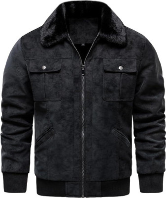 Blaq Ash Full Sleeve Solid Men Jacket