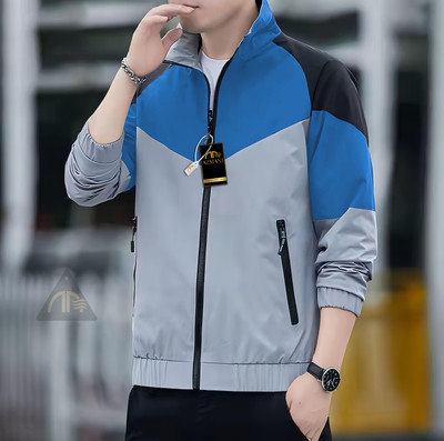 Azmani Full Sleeve Colorblock Men Jacket