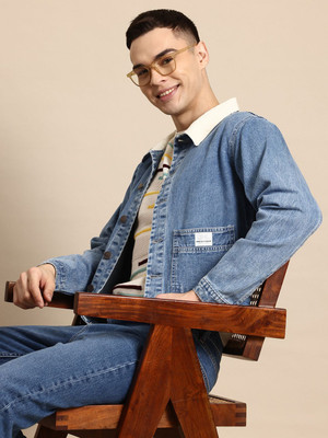 Mast & Harbour Full Sleeve Solid Men Jacket