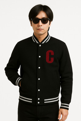 Crossbone Full Sleeve Embroidered Men Jacket