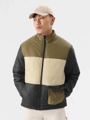 The Souled Store Full Sleeve Colorblock Men Jacket