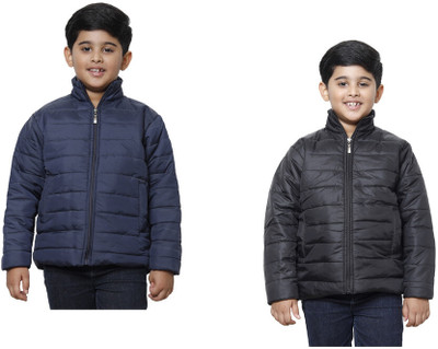 KAVYA Full Sleeve Self Design Boys Jacket