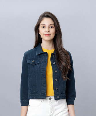 Tokyo Talkies 3/4th Sleeve Solid Women Jacket