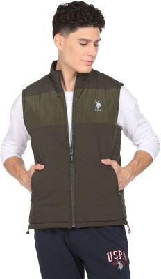 U.S. Polo Assn. Denim Co. Sleeveless Colorblock Men Jacket