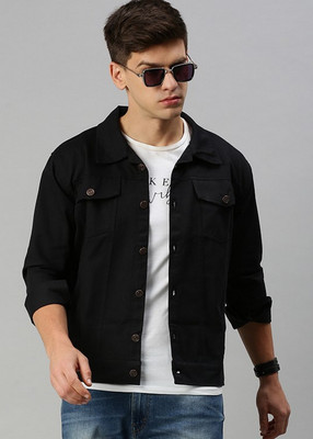 VOGATI 3/4th Sleeve Washed Men Denim Jacket