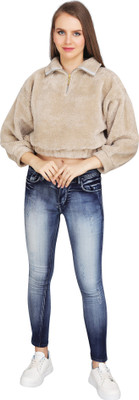 Jakanary 3/4th Sleeve Self Design Women Jacket