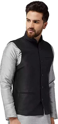 YOUTH ROBE Half Sleeve Solid Men Jacket
