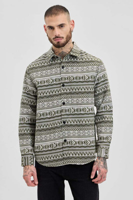 Snitch Full Sleeve Printed Men Jacket