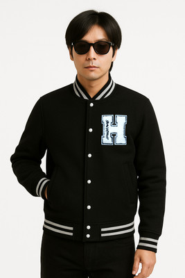 Mg Fab Full Sleeve Solid, Applique Men Jacket