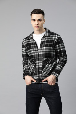 PIERRE CARLO Full Sleeve Checkered Men Jacket