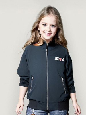 HKK HKK Kids Windcheaters Polyester Blend Jackets Boys & Girls Solid Boys & Girls Wind Cheater