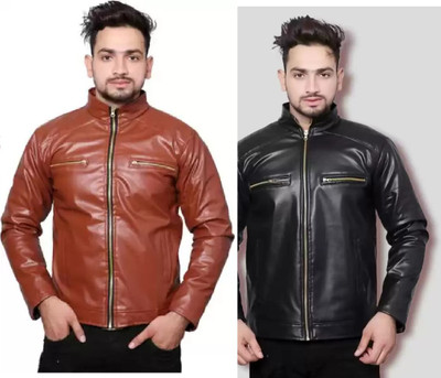 Tritika Full Sleeve Solid Men Jacket