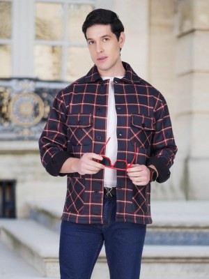 RANJ Full Sleeve Checkered Men Jacket