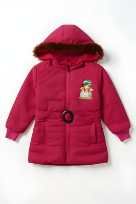 VIVEKGAMENTS Full Sleeve Solid Girls Jacket