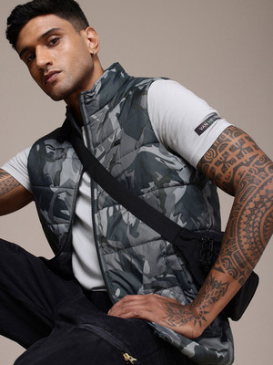 Roadster Sleeveless Printed Men Jacket