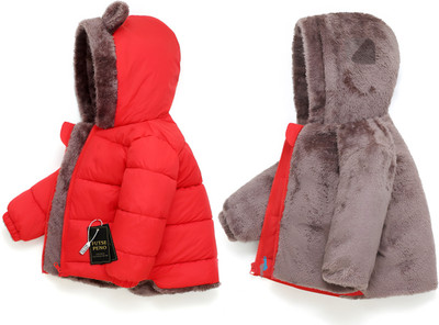 FUTSE PENO Full Sleeve Solid Boys & Girls Jacket