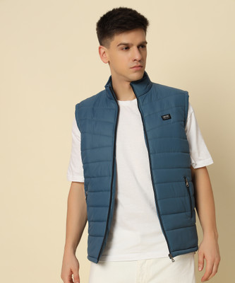 Brayles Sleeveless Solid Men Jacket
