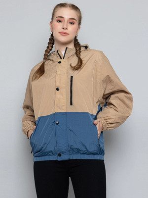 CHKOKKO Full Sleeve Colorblock Women Jacket