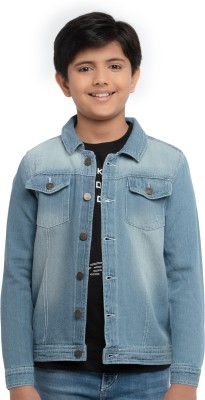 Under Fourteen Only Full Sleeve Washed Boys Jacket