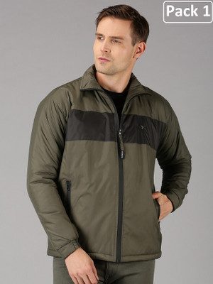 VROJASS Full Sleeve Colorblock Men Jacket