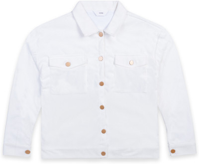 honeyB Full Sleeve Solid Girls Jacket