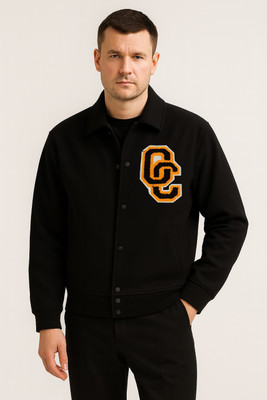 Crossbone Full Sleeve Printed Men Jacket